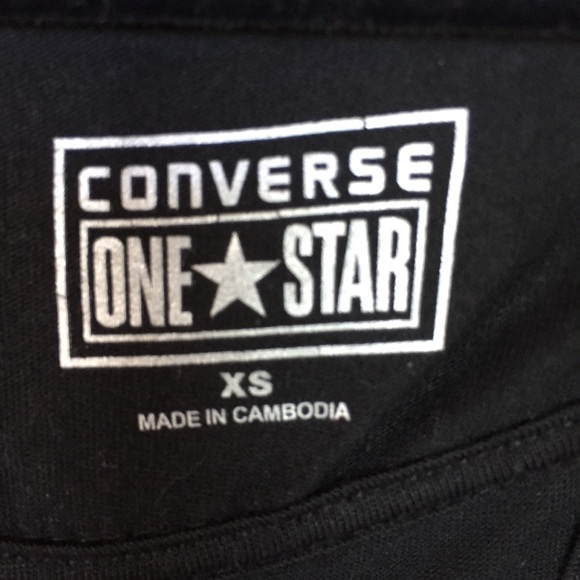 Converse Black Racer Back Tank Top - Picture 2 of 5